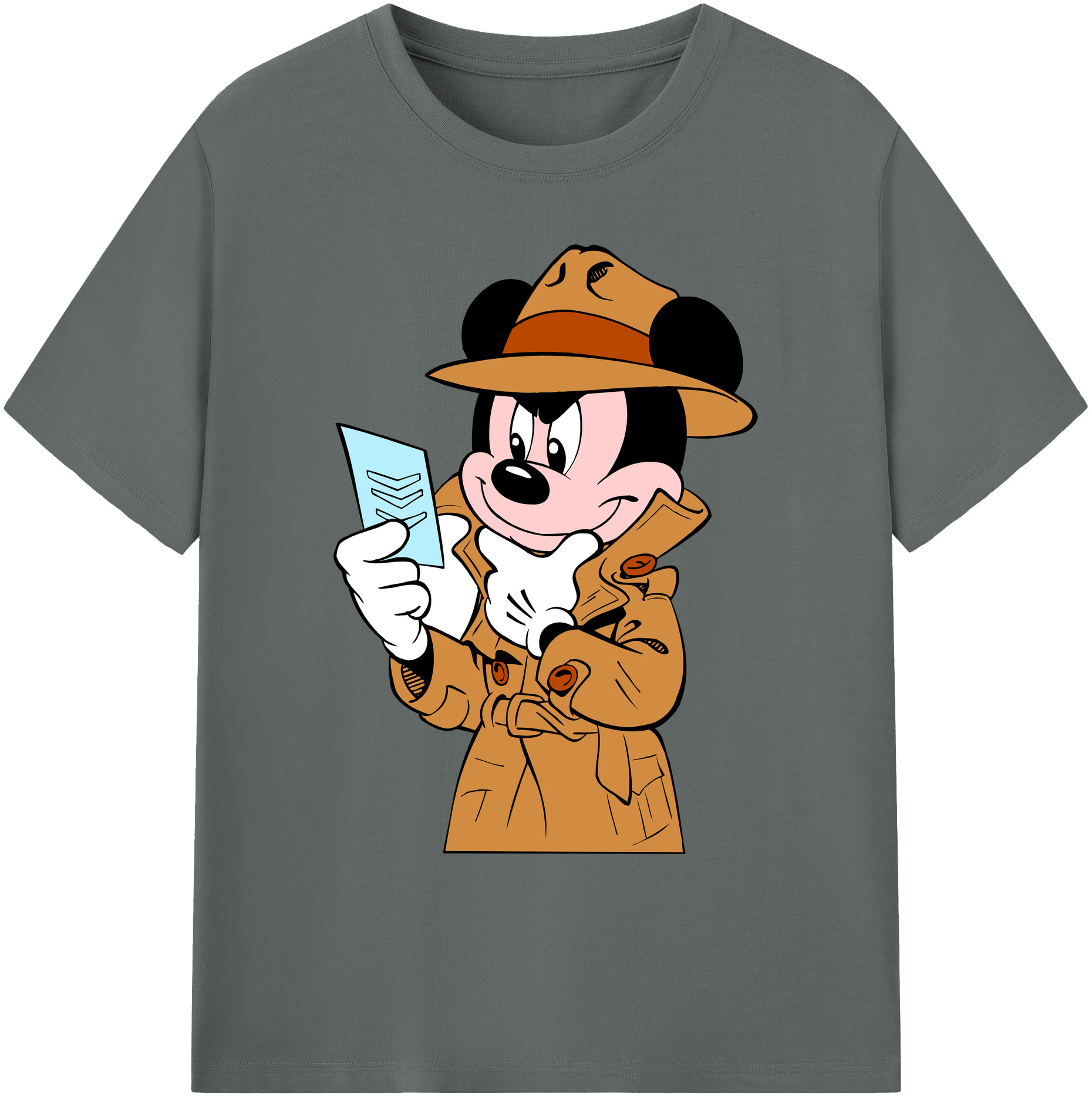 ミッキーマウス Mickey Mouse 綿100％ メンズ半袖Tシャツ｜肌触りやわらか＆通気性